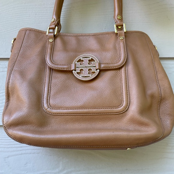 Tory Burch Amanda Satchel in Royal Tan